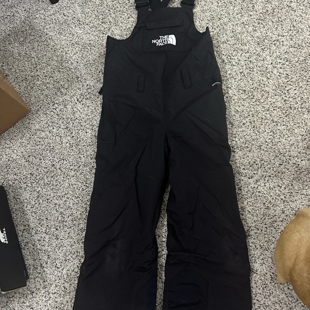 The North Face Black Insulated Bib Pants youth